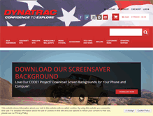 Tablet Screenshot of dynatrac.com